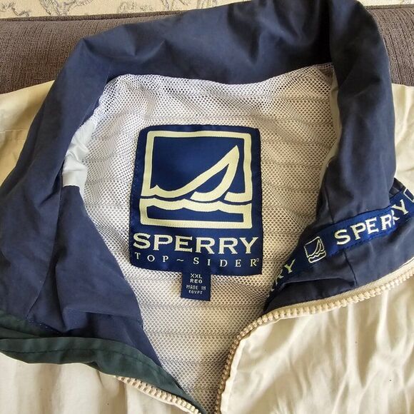 Mens Sperry Topsider Windbreaker Coat Pullover Jacket CoatSize XXLarge - Picture 3 of 7